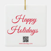 Ornement en céramique de l'Alaska (Dos)