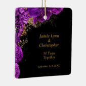 Ornement en céramique de l'anniversaire du Mariage (Droite)