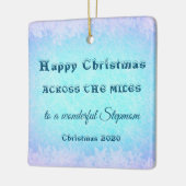 Ornement En Céramique De l'autre côté des Miles Christmas 2020 Stepmaman (Gauche)