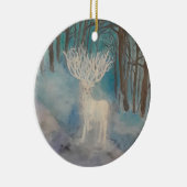 Ornement en céramique de mâle blanc (Droite)