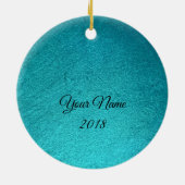 Ornement en céramique de mâle blanc (Dos)