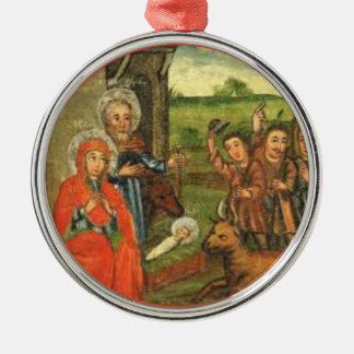 Ornement en céramique de nativité ALLEMANDE