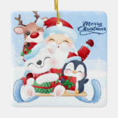 Ornement en céramique de Noël (Devant)