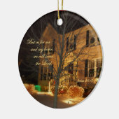 Ornement en céramique de Noël (Gauche)