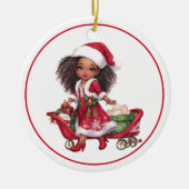 Ornement en céramique de Noël (Devant)