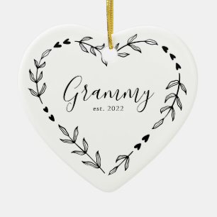 Ornement en céramique de Noël de l'année Grammy