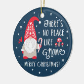 Ornement en céramique de Noël Gnome (Gauche)