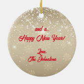 Ornement en céramique de Noël Kokopelli (Dos)