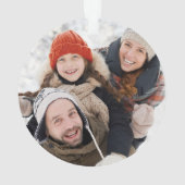 Ornement en céramique de Noël moderne (dos)