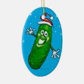 Ornement en céramique de Noël Pickle (Droite)