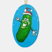 Ornement en céramique de Noël Pickle (Gauche)