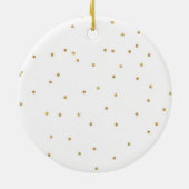 Ornement en céramique de Noël pour bébé personnali (Dos)