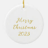 Ornement en céramique de Noël Reindeer (Dos)