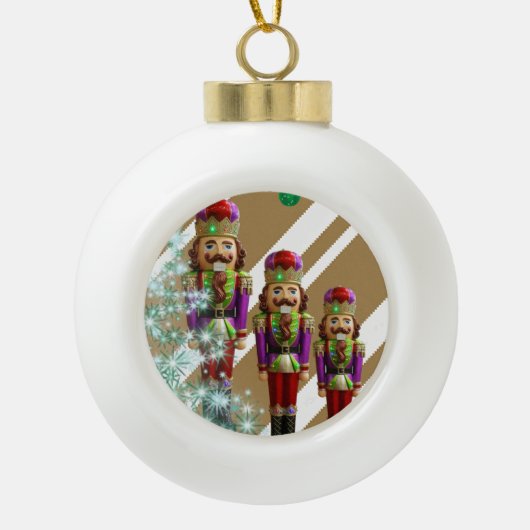 Ornement en céramique de Noël, Soldat (Devant)