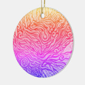 Ornement en céramique de poisson rouge - art de Ne (Gauche)