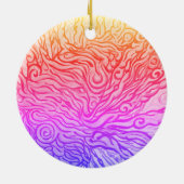 Ornement en céramique de poisson rouge - art de Ne (Dos)