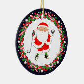 Ornement en céramique de vacances de golf (Droite)