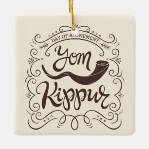 Ornement en céramique de Yom Kippur