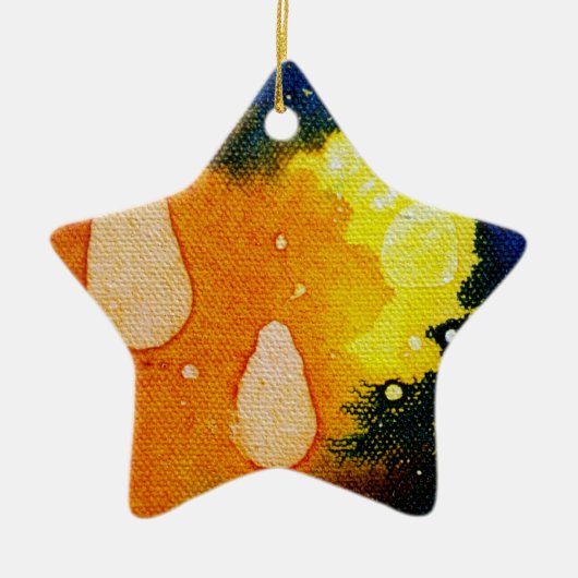 Ornement En Céramique Décès Polychromoptique par Michael Moffa (Devant)