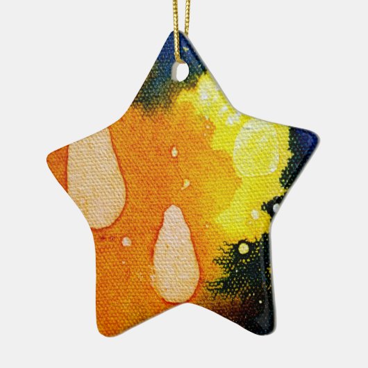 Ornement En Céramique Décès Polychromoptique par Michael Moffa (Gauche)