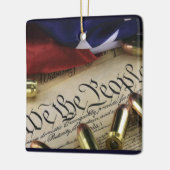 Ornement En Céramique Déclaration d'indépendance (Gauche)