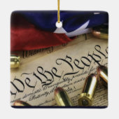 Ornement En Céramique Déclaration d'indépendance (Dos)