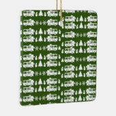 Ornement En Céramique Décor de Noël RV Motorhome (Droite)