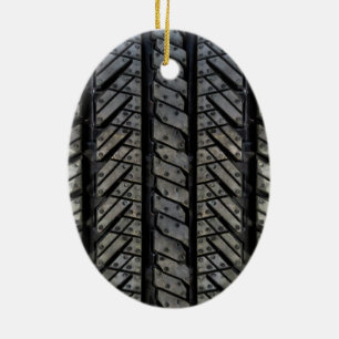 Ornement En Céramique Décor de texture de l'automobile en caoutchouc de 