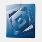 Ornement En Céramique dégradé bleu 1 (Gauche)