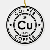 Ornement en céramique d'élément de cuivre (Devant)
