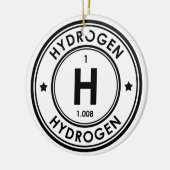 Ornement en céramique d'élément d'hydrogène (Gauche)