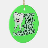 Ornement En Céramique Dentiste (Droite)