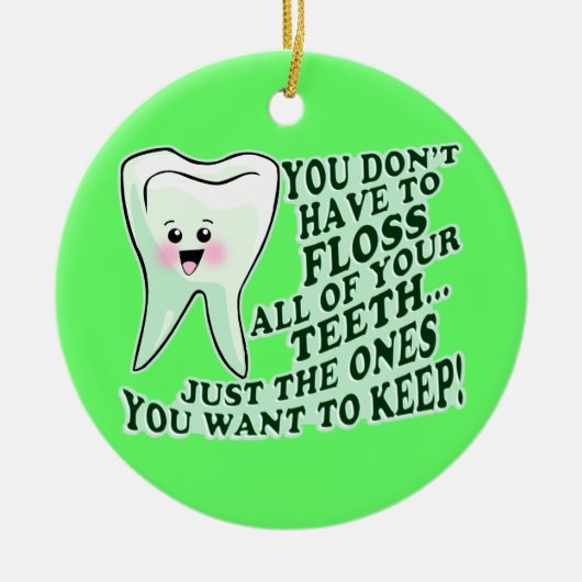 Ornement En Céramique Dentiste (Devant)