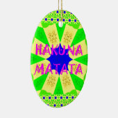 Ornement En Céramique Dernier Hakuna Matata magnifique design Extraordin (Droite)