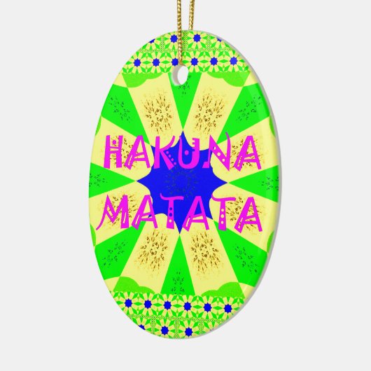 Ornement En Céramique Dernier Hakuna Matata magnifique design Extraordin (Gauche)