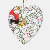 Ornement En Céramique Des Moines, Iowa (Gauche)