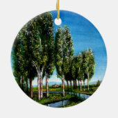 ORNEMENT EN CÉRAMIQUE DES OISEAUX EN TOSCANE (Dos)