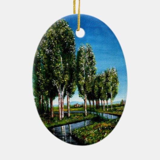 ORNEMENT EN CÉRAMIQUE DES OISEAUX EN TOSCANE (Dos)