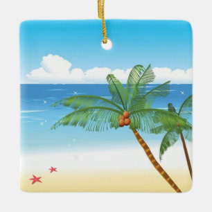 Ornement En Céramique Desert Isle