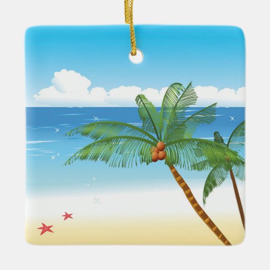 Ornement En Céramique Desert Isle (Devant)