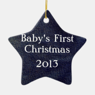 Ornement En Céramique Design Denim Washed #7 à Emporio Moffa