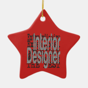 Ornement En Céramique Designer d'intérieur Extraordinaire