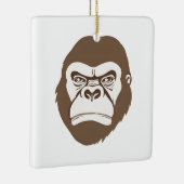 Ornement En Céramique Dessin de dessin de Gorilla (Droite)