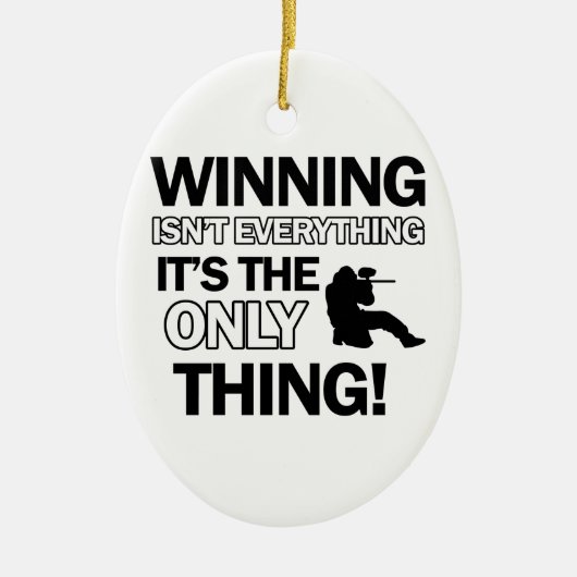 Ornement En Céramique dessin de paintball (Devant)