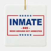 ORNEMENT EN CÉRAMIQUE DÉTENU #45 (Dos)