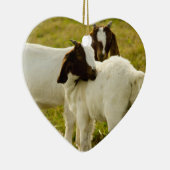 Ornement En Céramique Deux chèvres (Droite)