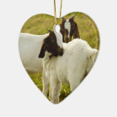 Ornement En Céramique Deux chèvres (Gauche)