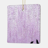 Ornement En Céramique Deux oiseaux rêvent (Gauche)