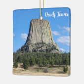 Ornement En Céramique Devils Tower (Gauche)
