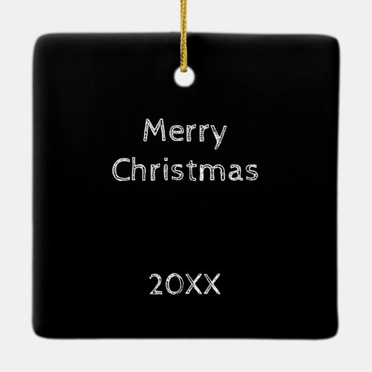 Ornement En Céramique Dieu est toujours avec vous jamais seul (Dos)